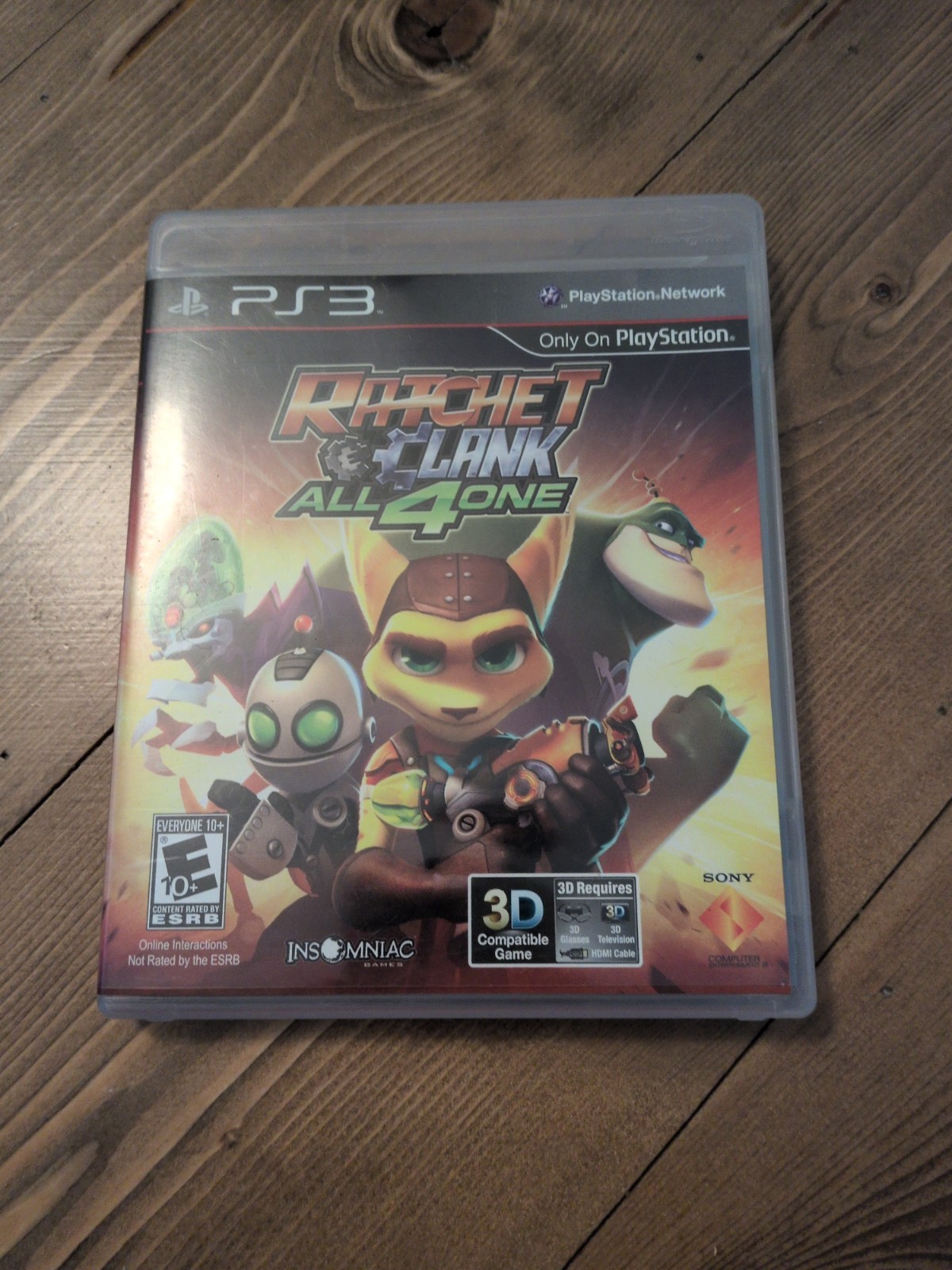 Ratchet And Clank All 4 One Playstation 3 PS3 Complete CIB Reservable Cover
