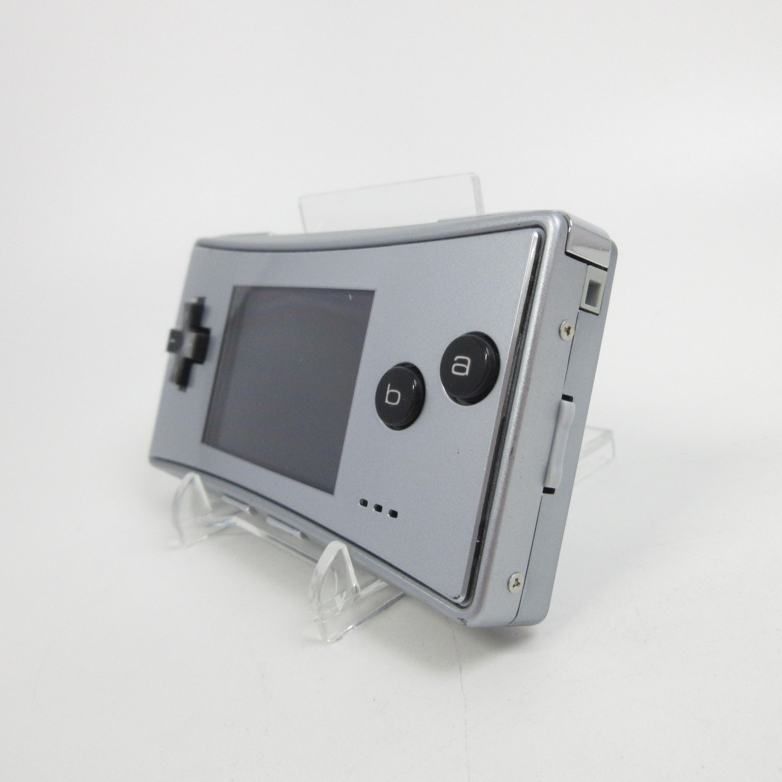 【Very Good】Nintendo GameBoy Micro Silver Console #RET08/0616/03