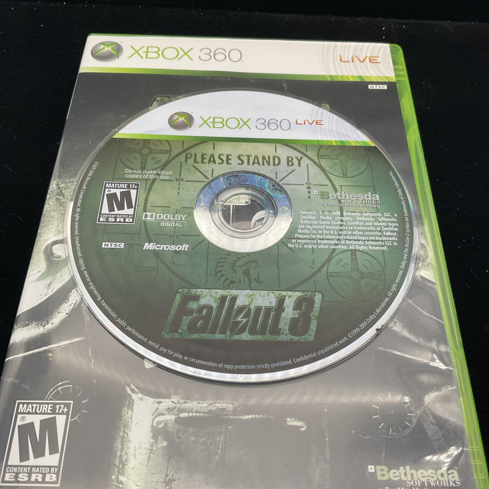 Fallout 3 (Xbox 360) Tested & Working Clean 1 YR Warranty Refurbished Free Ship