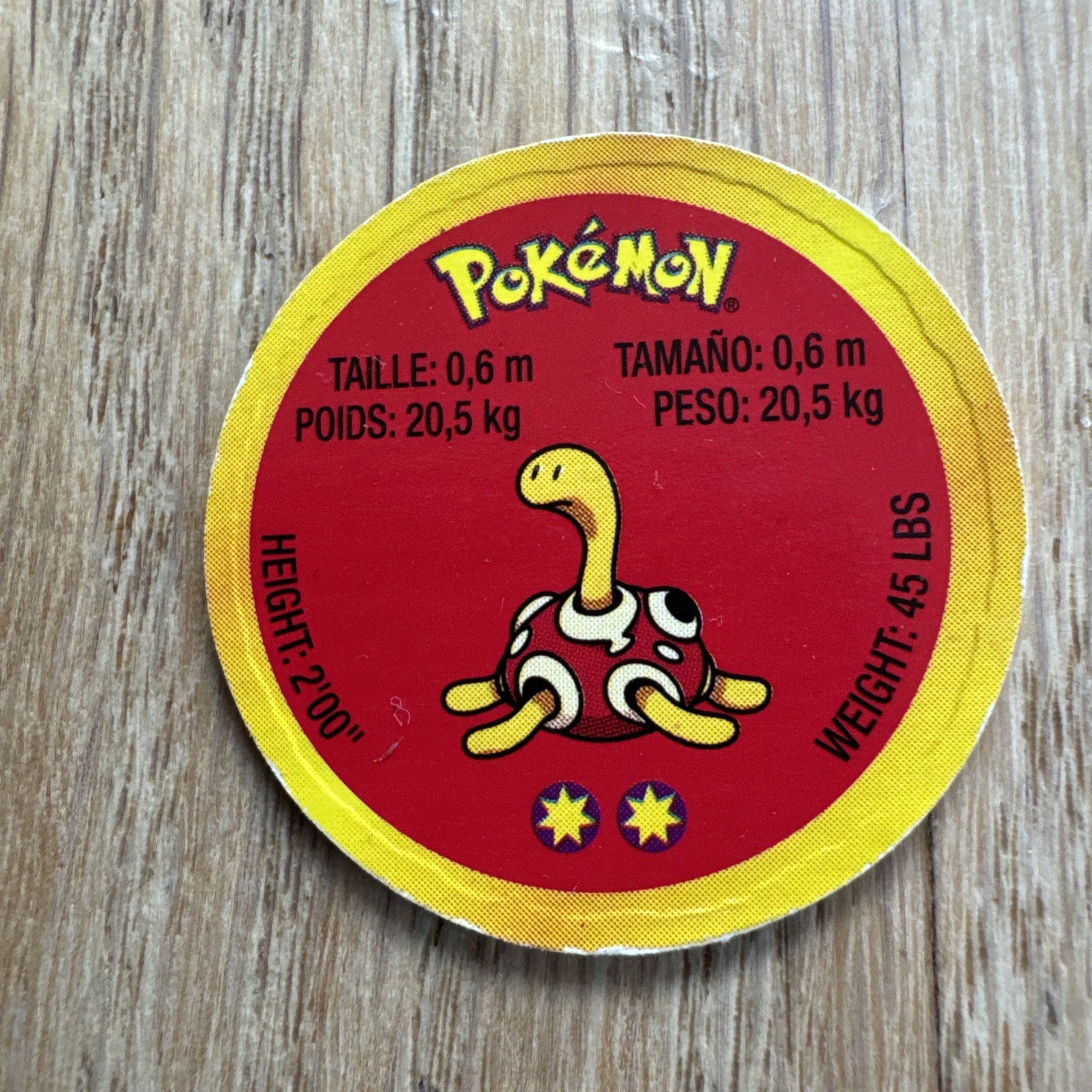 Vintage Tomy Pokemon Shuckle Figure with Battle Disc