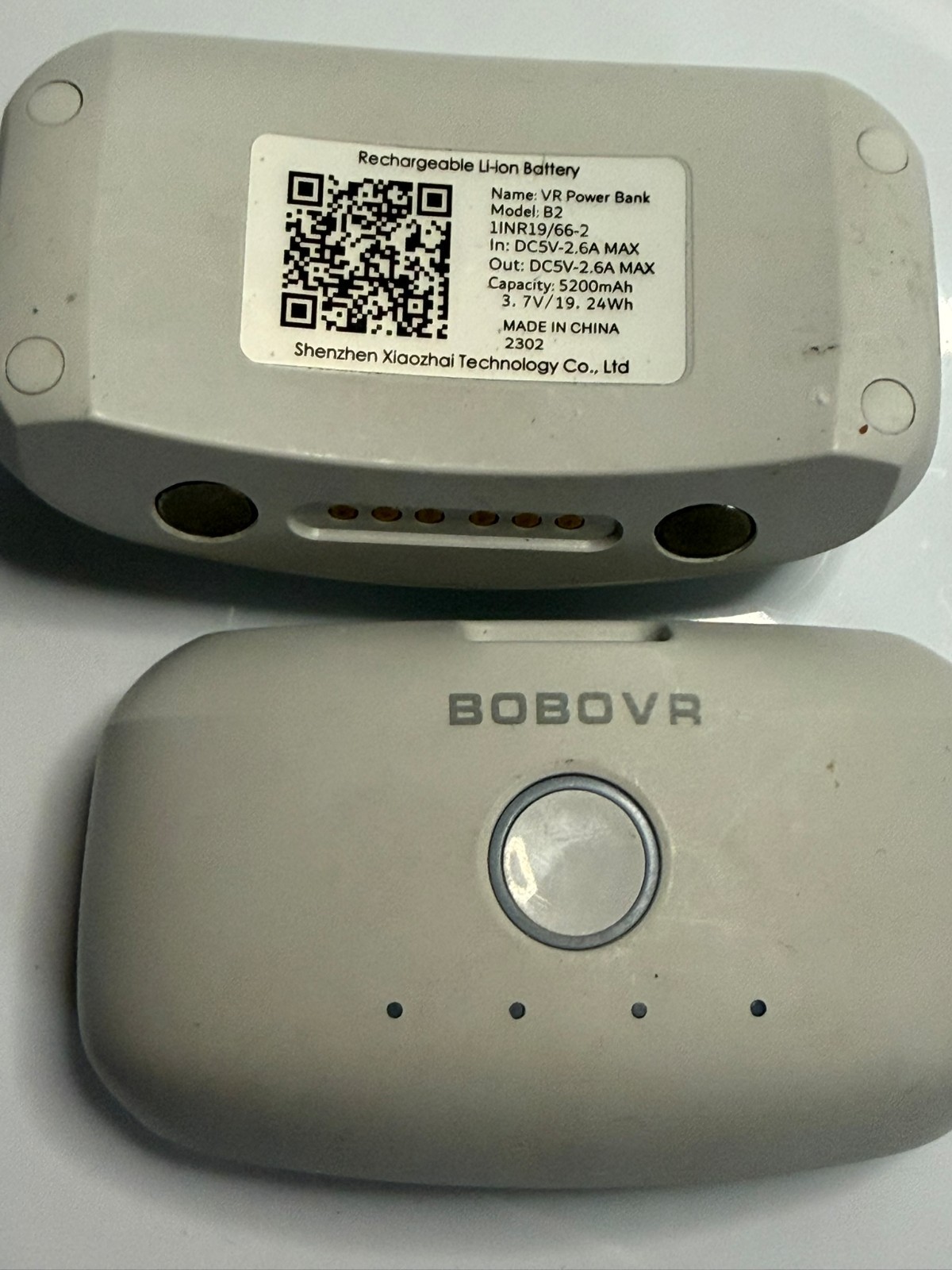 BOBOVR B2 Battery Pack for Meta Quest 2/Quest 3 – 5200mAh Magnetic Po(2 Pack)