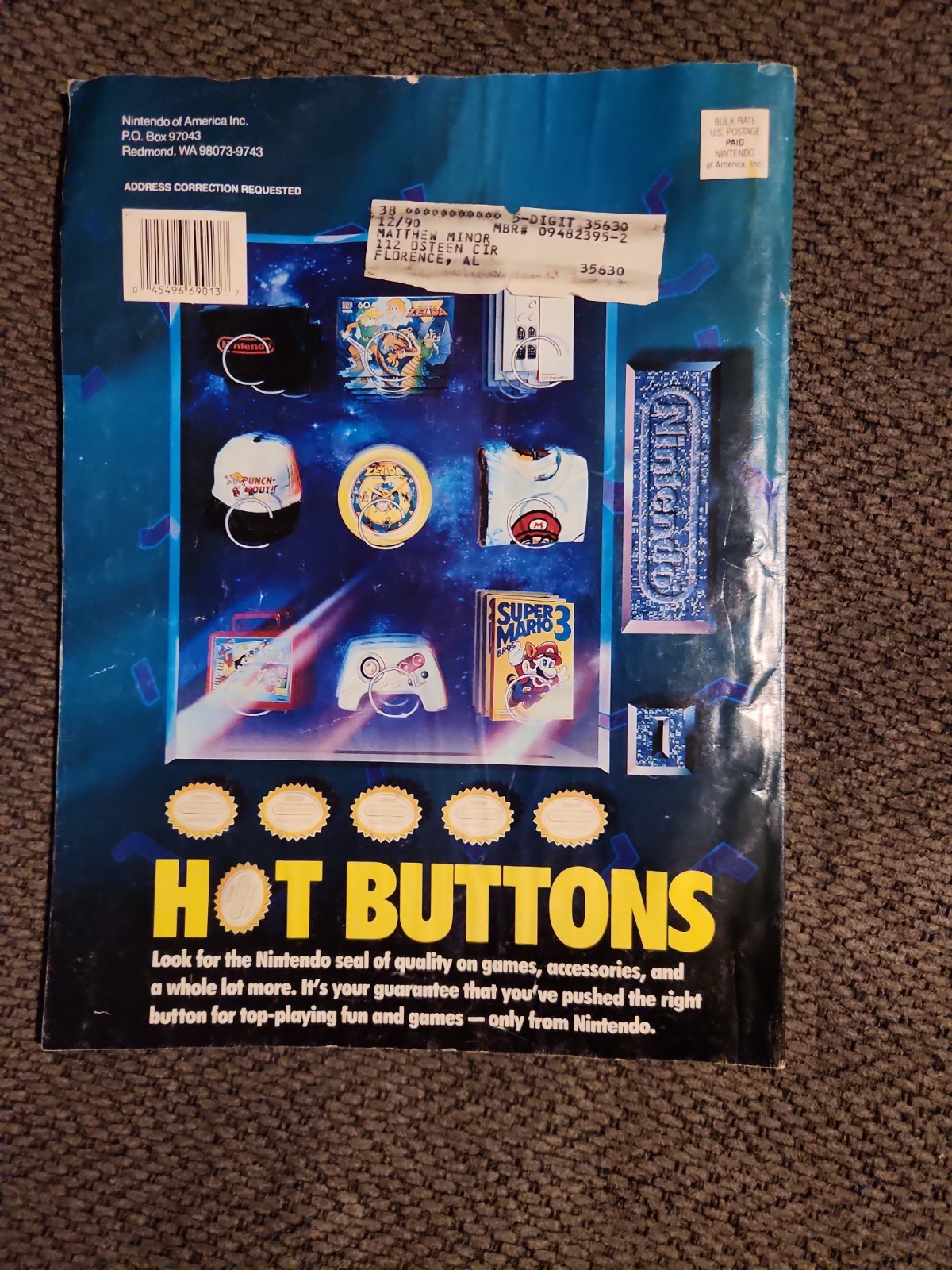 Vintage Bart Simpson vs The space Mutants Poster From Nintendo Power Magazine