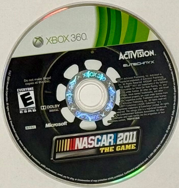 NASCAR The Game 2011 Microsoft Xbox 360 – Disc Only