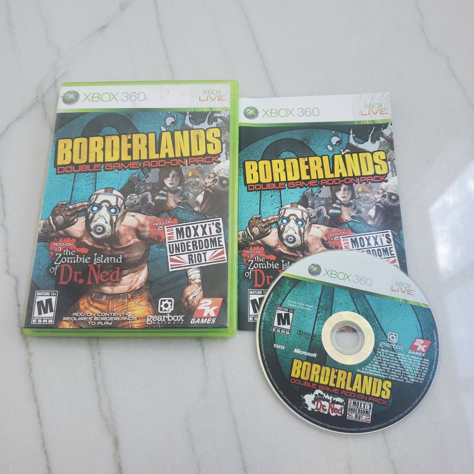 Borderlands Double Game Add-On Pack: The Zombie Island of Dr. Ned & Mad Moxxi’s