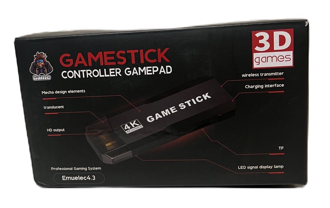 Retro Game Stick x2 Console 4k HD GD10 + Built-in 50 Emulators
