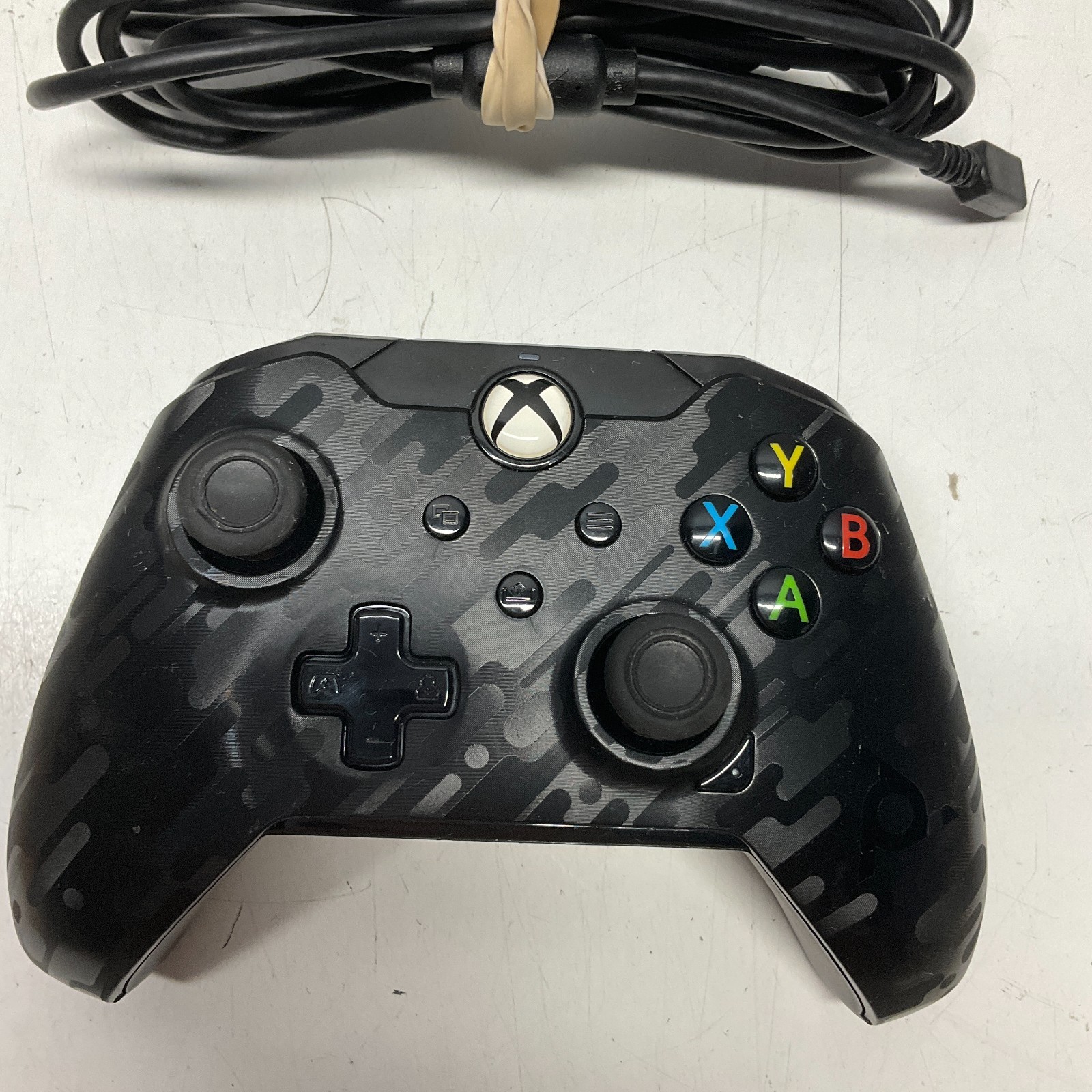 PDP Gaming Wired Xbox Controller – Model 049‑012‑1 – Black w/ Cable