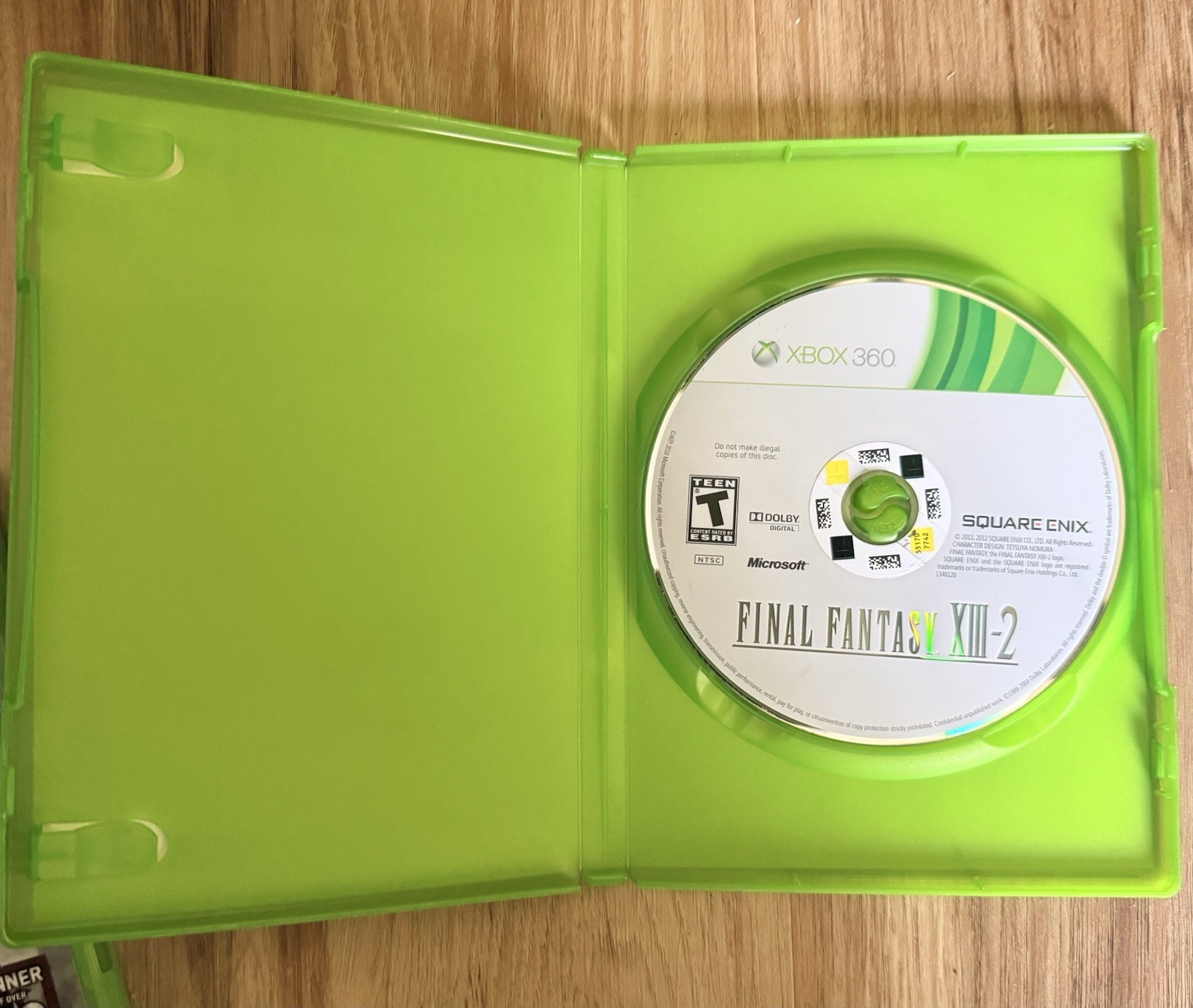 Final Fantasy XIII-2 (Xbox 360) Disc Only Clean Disc