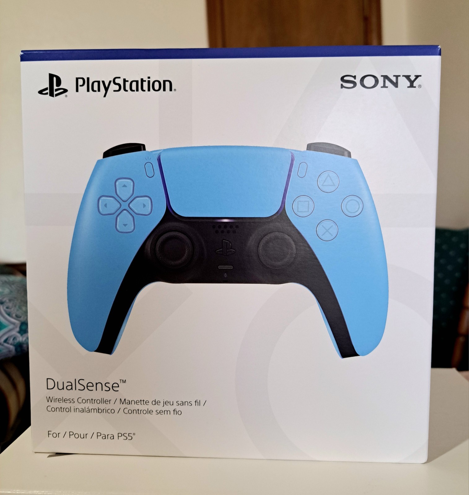 PLAYSTATION 5 WIRELESS CONTROLLER AUTHENTIC PS5 DUALSENSE BLUE SONY NEW