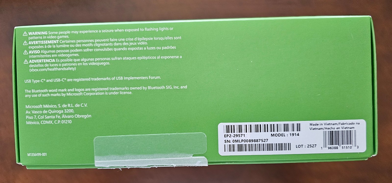 Microsoft Xbox Wireless Controller For Xbox One, Series X/S, PC – Ice Breaker