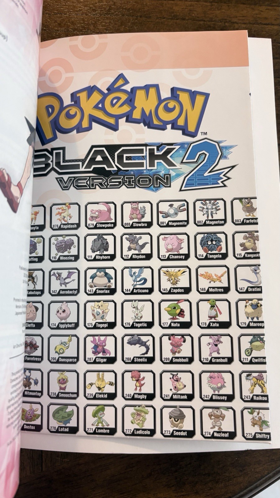 Pokemon Black Version 2 & Pokemon White Version 2 The Official National Pokedex