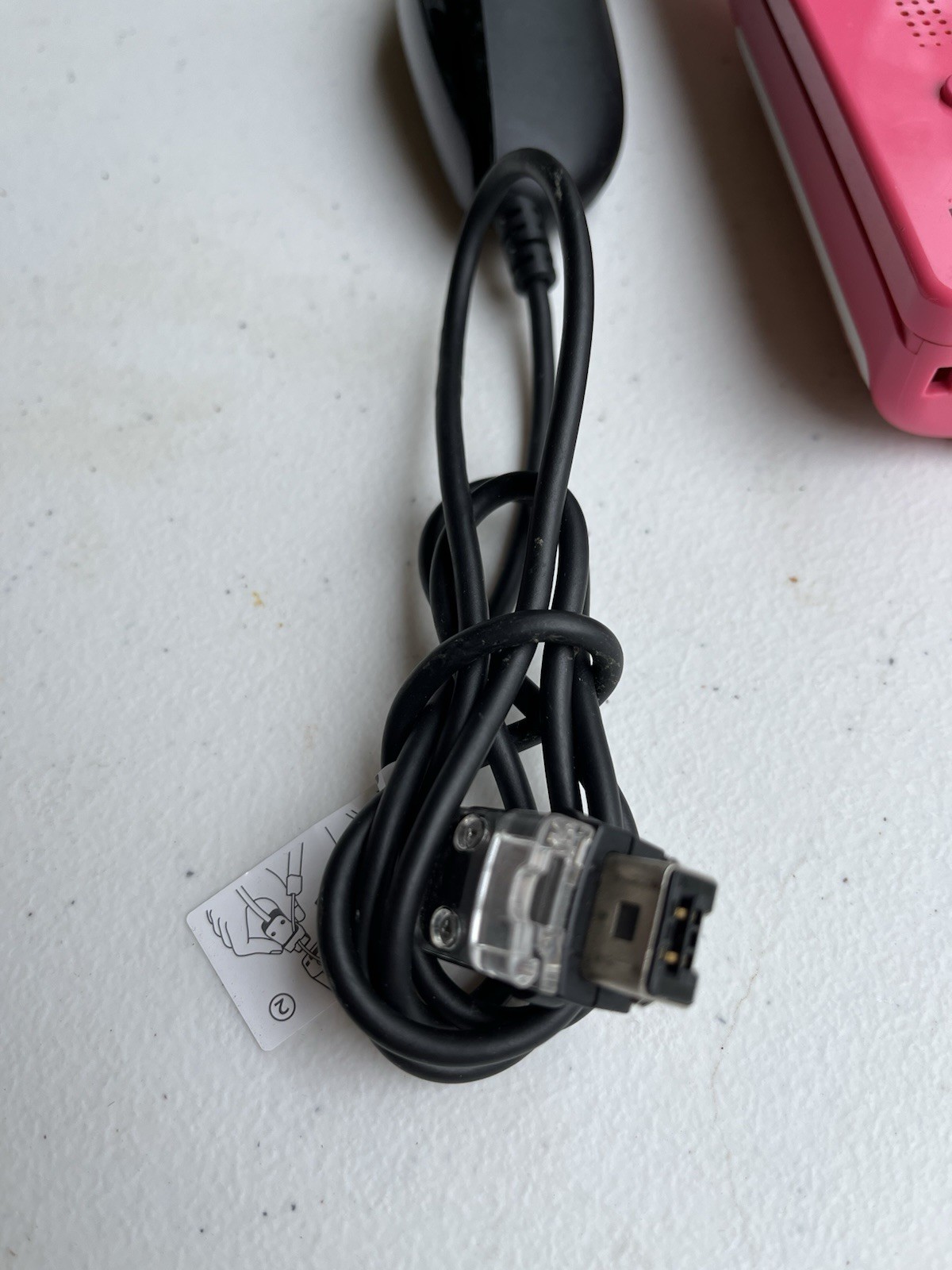 Nintendo Wii Remote Controller RVL-036 Wii Motion Pink W/ Black Nunchuck CVR