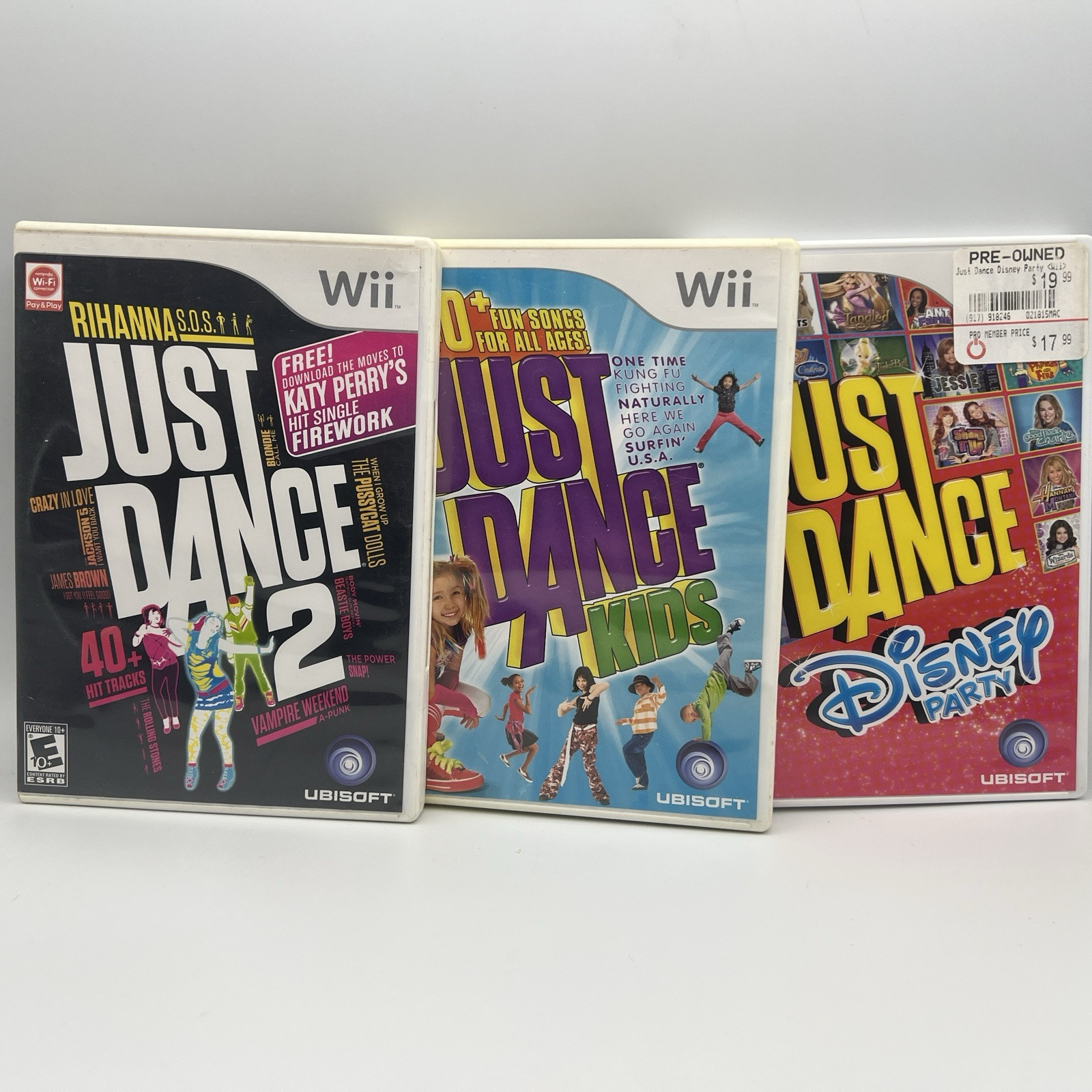 Just Dance Lot Disney Party, Kids, Just Dance 42 Nintendo Wii Lot Of 3 Games CIB