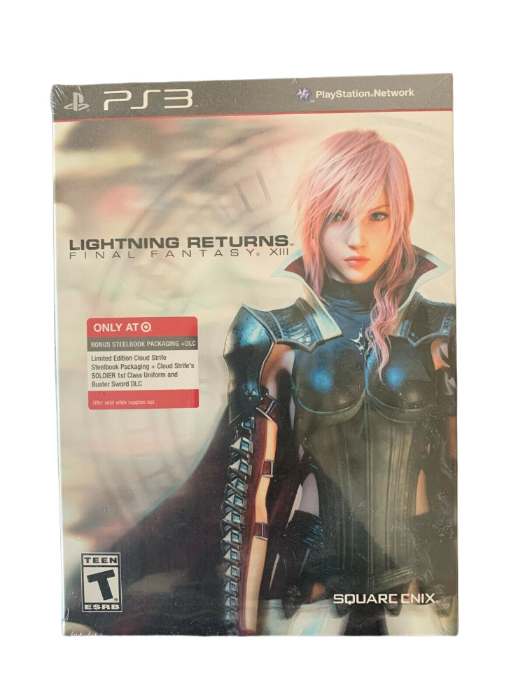 *NEW* Final Fantasy XIII Limited Edition Steelbook Target Exclusive – PS3
