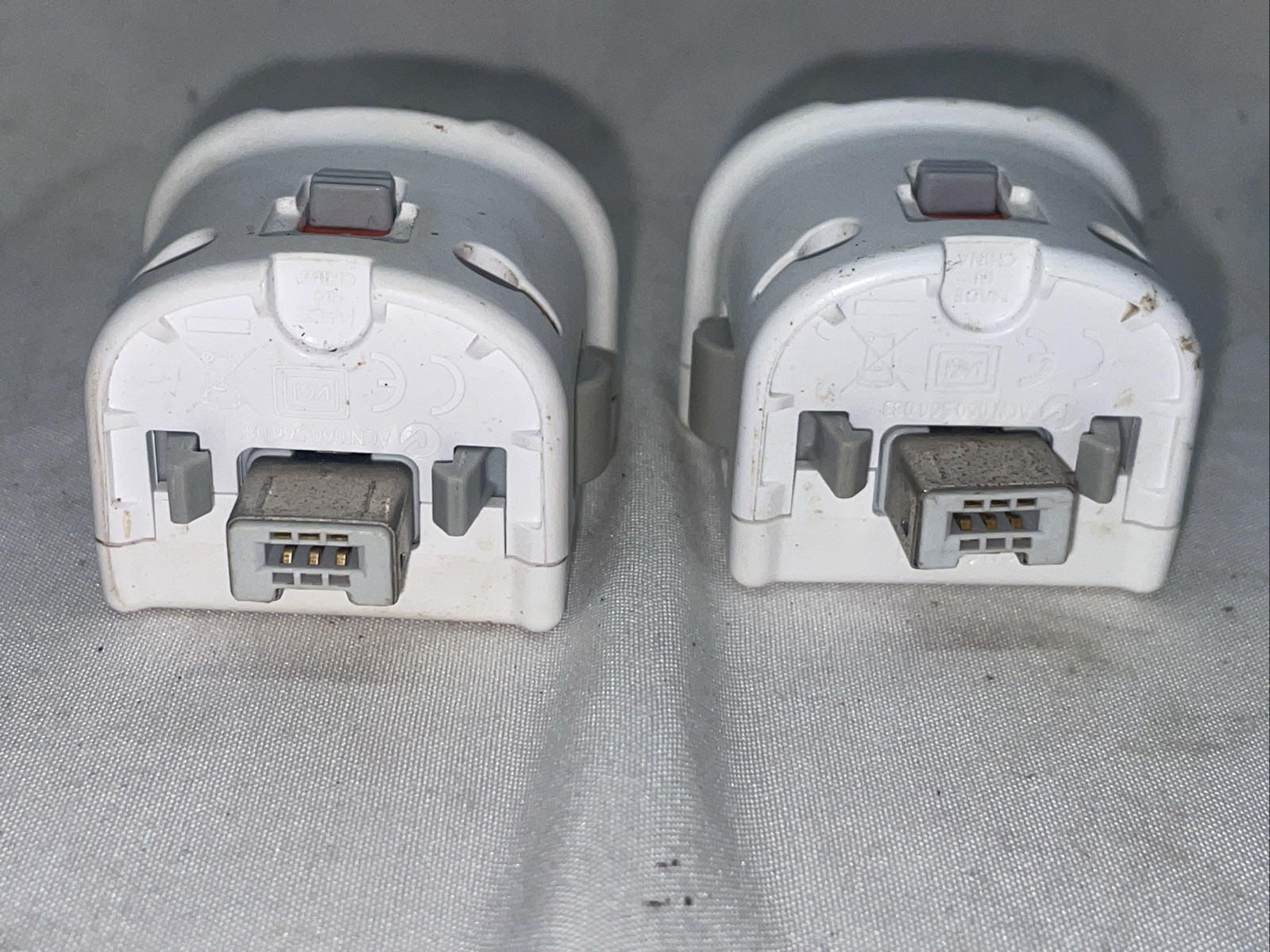 Lot Of 2 Nintendo OEM Wii White Motion Plus Remote Adapter Attachment RVL-026