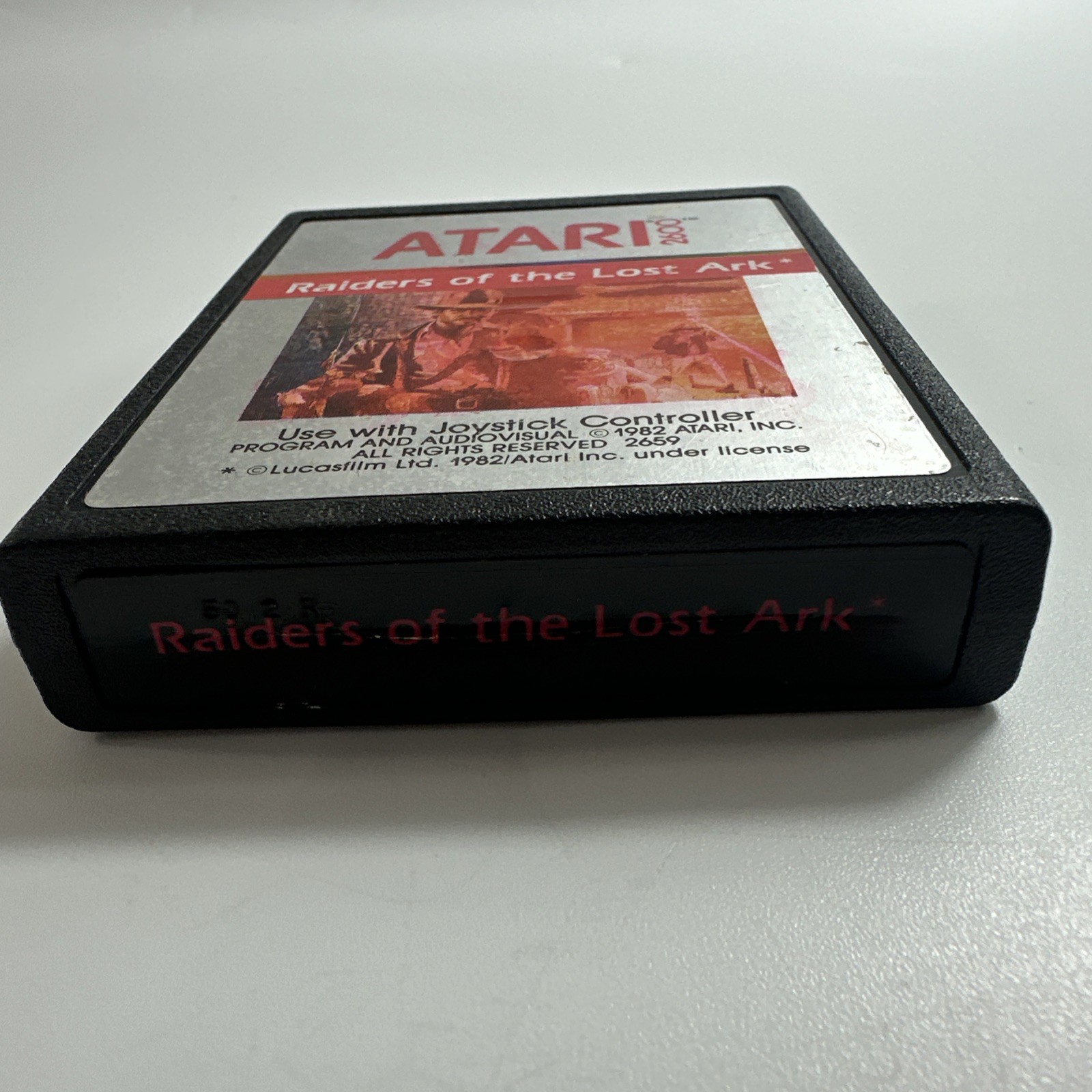Raiders of the Lost Ark Atari 2600 Cartridge & Manual 1982