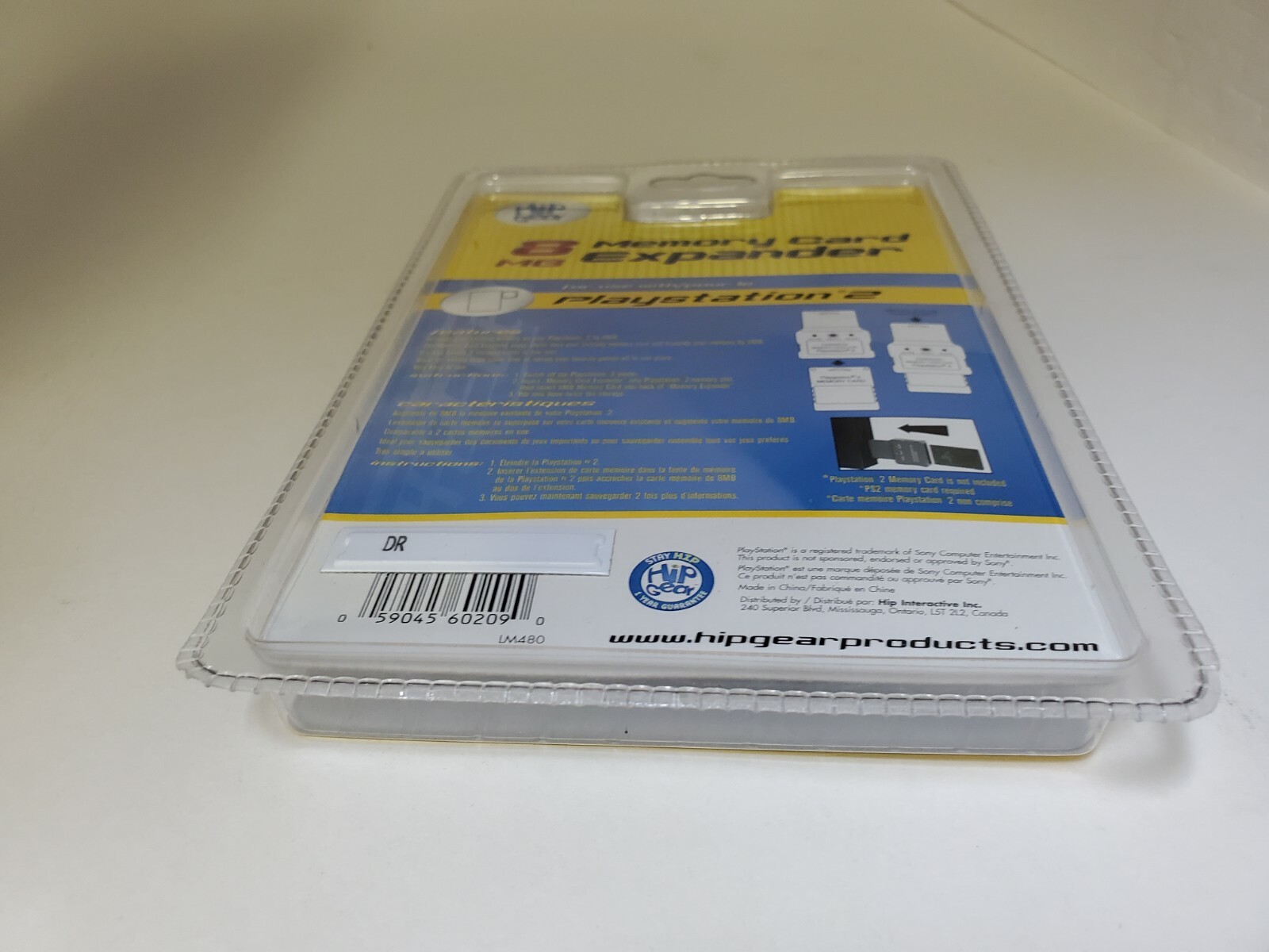 NEW HIP GEAR 8MB Memory Card Expander Expansion pack for Playstation 2 PS2 #N56