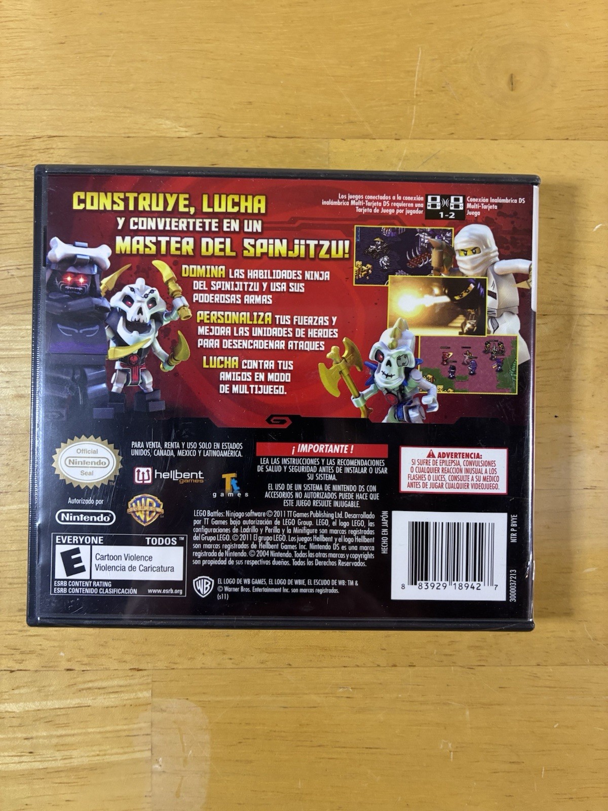 LEGO Battles Ninjago Nintendo DS Complete CIB Sealed Action Adventure Game