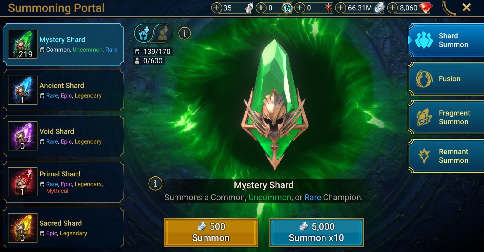 Raid Shadow Legends | Starter 2 Mythical – Galathir and Alaz : 100k energy