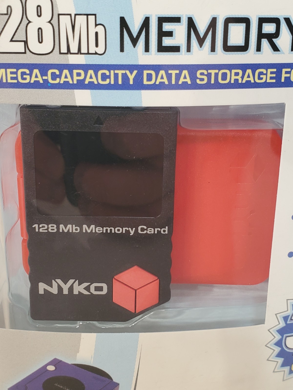 Nyko 128Mb (2043-Blocks) Memory Card for Nintendo GameCube – Sealed NEW NOS