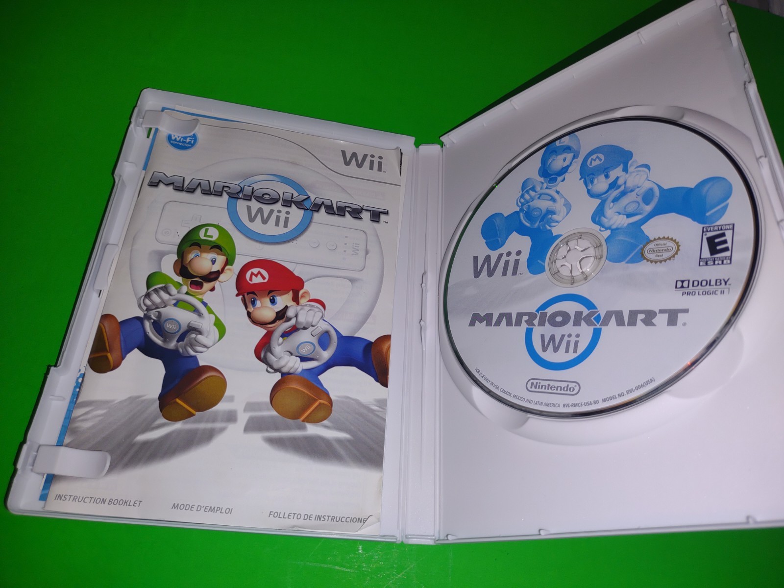 Mario Kart Wii (Nintendo Wii, 2008) CIB Complete w/ Manual Tested Working Great
