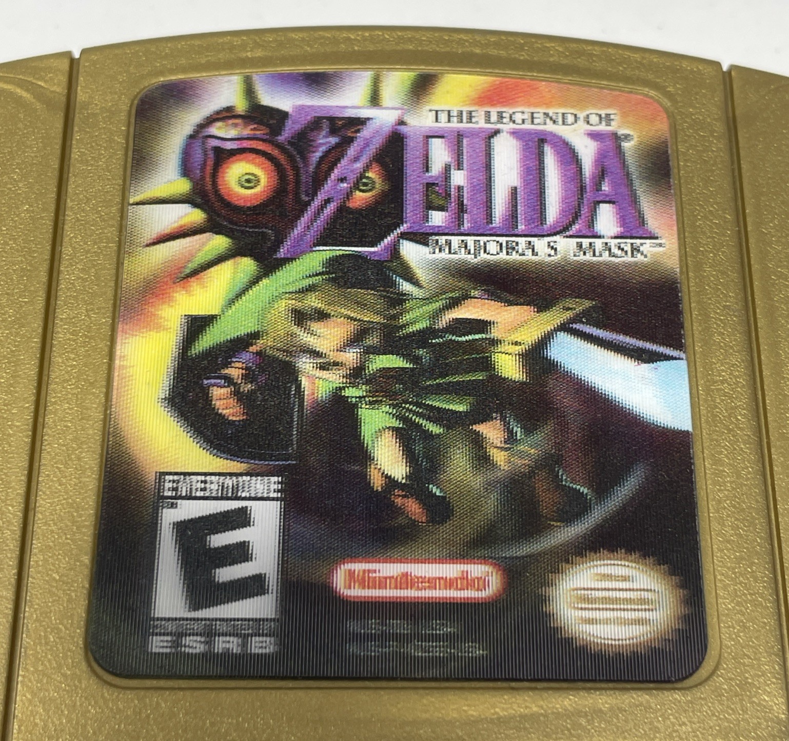 The Legend of Zelda: Majora’s Mask GOLD Holographic Collector’s Edition (N64)