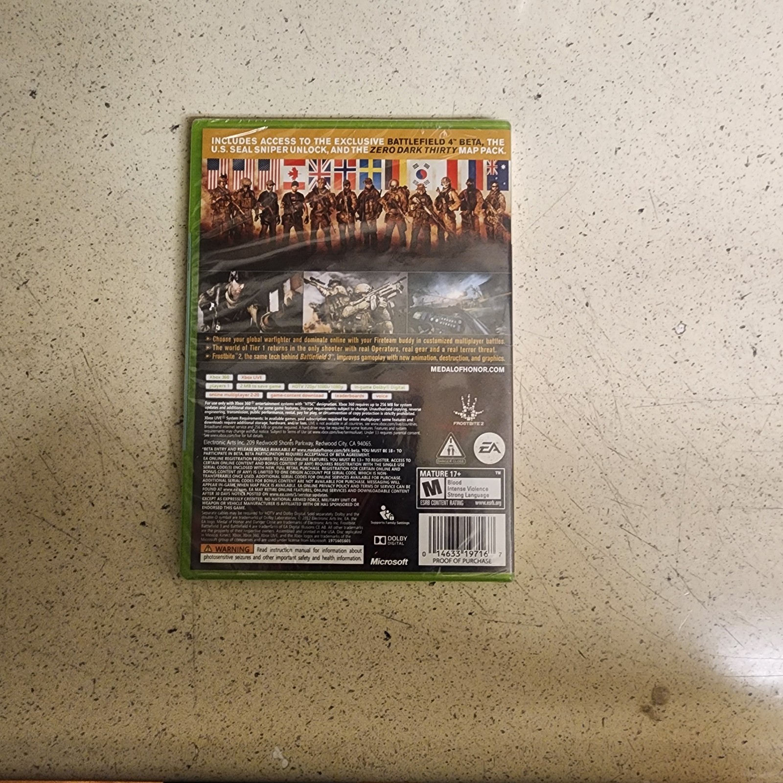Medal of Honor Warfighter Limited Edition Xbox 360 Brand New Factory Sealed