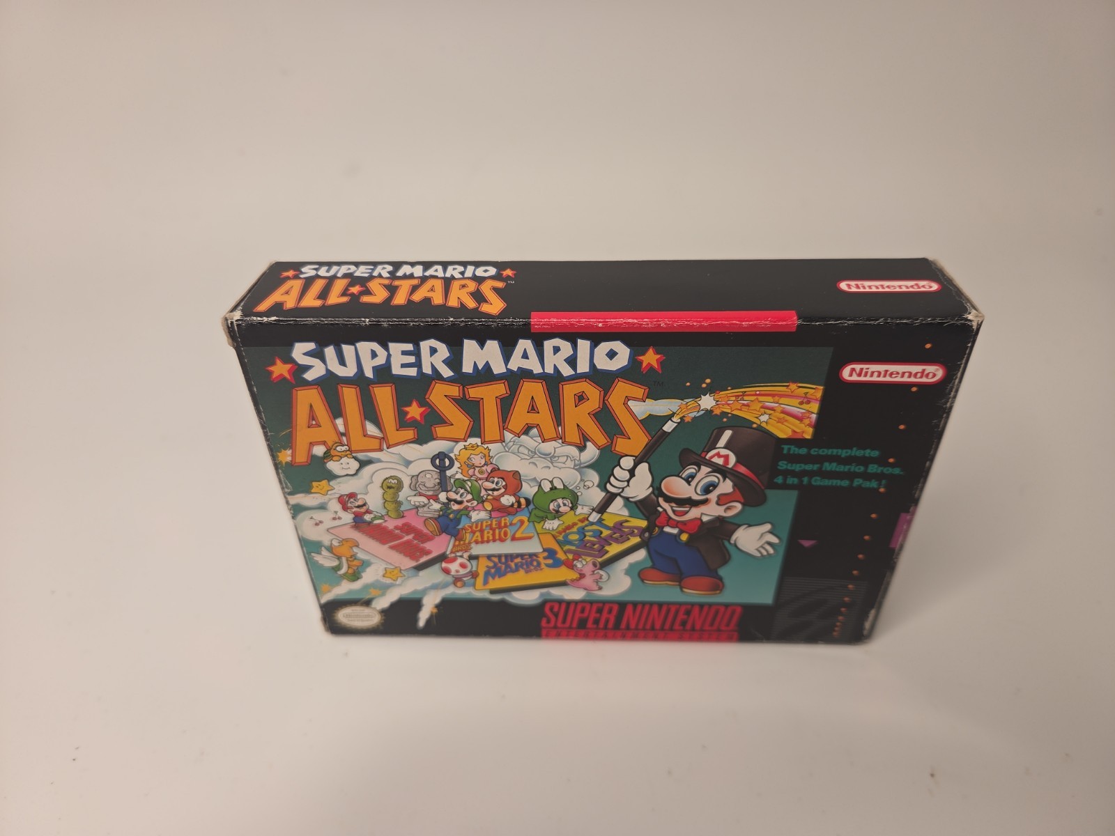 Super Mario All-Stars (Super Nintendo SNES) CIB Complete in Box Manual TESTED