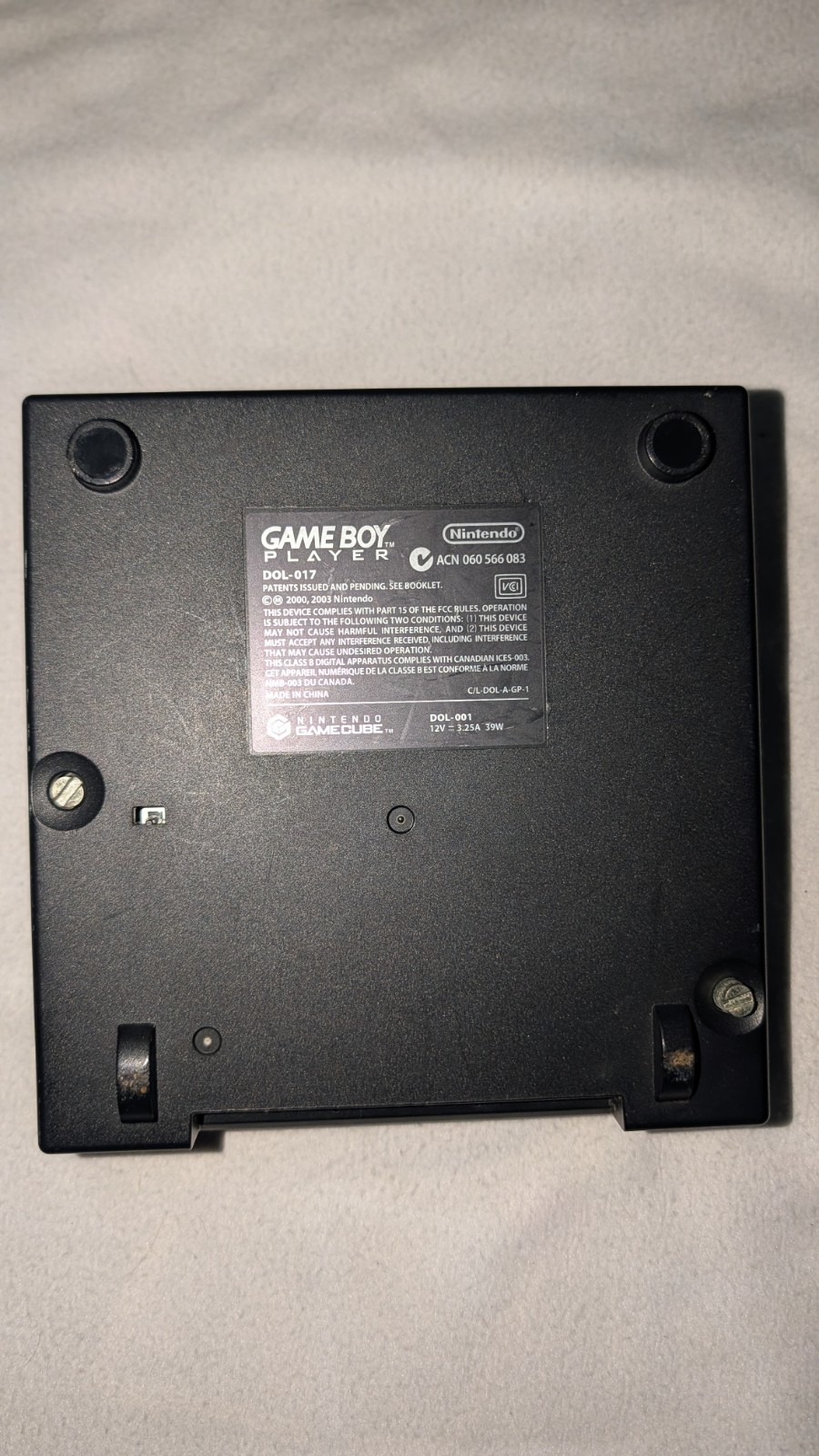 Nintendo GameCube Game Boy Player With Start-Up Disc & Original Case and Manual