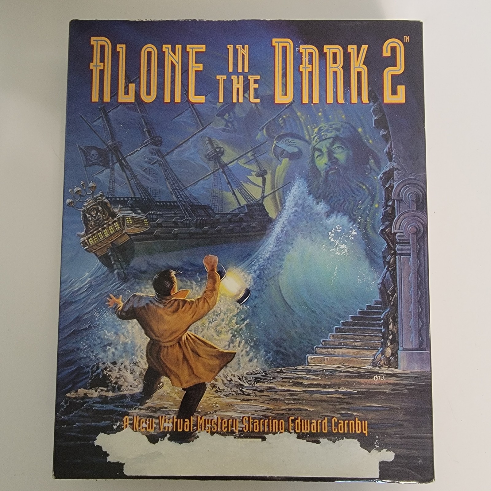 Alone In The Dark 2 (1993, PC) – Big Box CIB – IBM 3.5” – Mint Complete – Extras