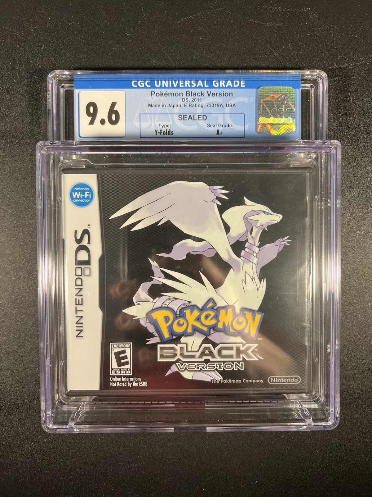 Pokémon Black Version [First Print] – Nintendo DS, Sealed, CGC Graded 9.6 A+!!!