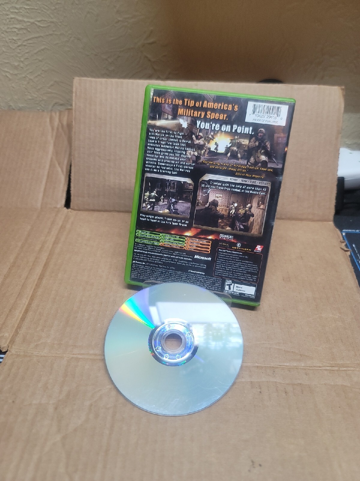 Close Combat: First to Fight (Microsoft Xbox, 2005)