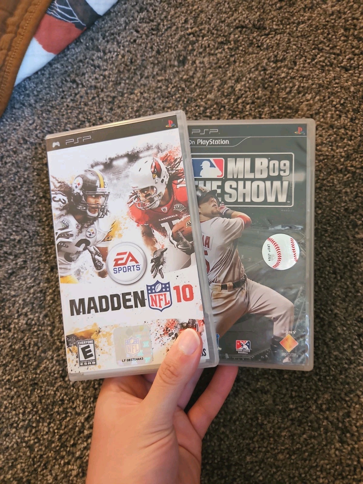 Madden NFL 10 PSP And MLB The Shown 09 Complete CIB Sony PlayStation Portable
