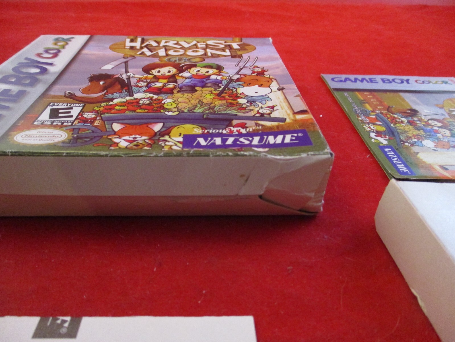 Harvest Moon GBC (Nintendo Game Boy Color, 1999) COMPLETE w/ Box manual game