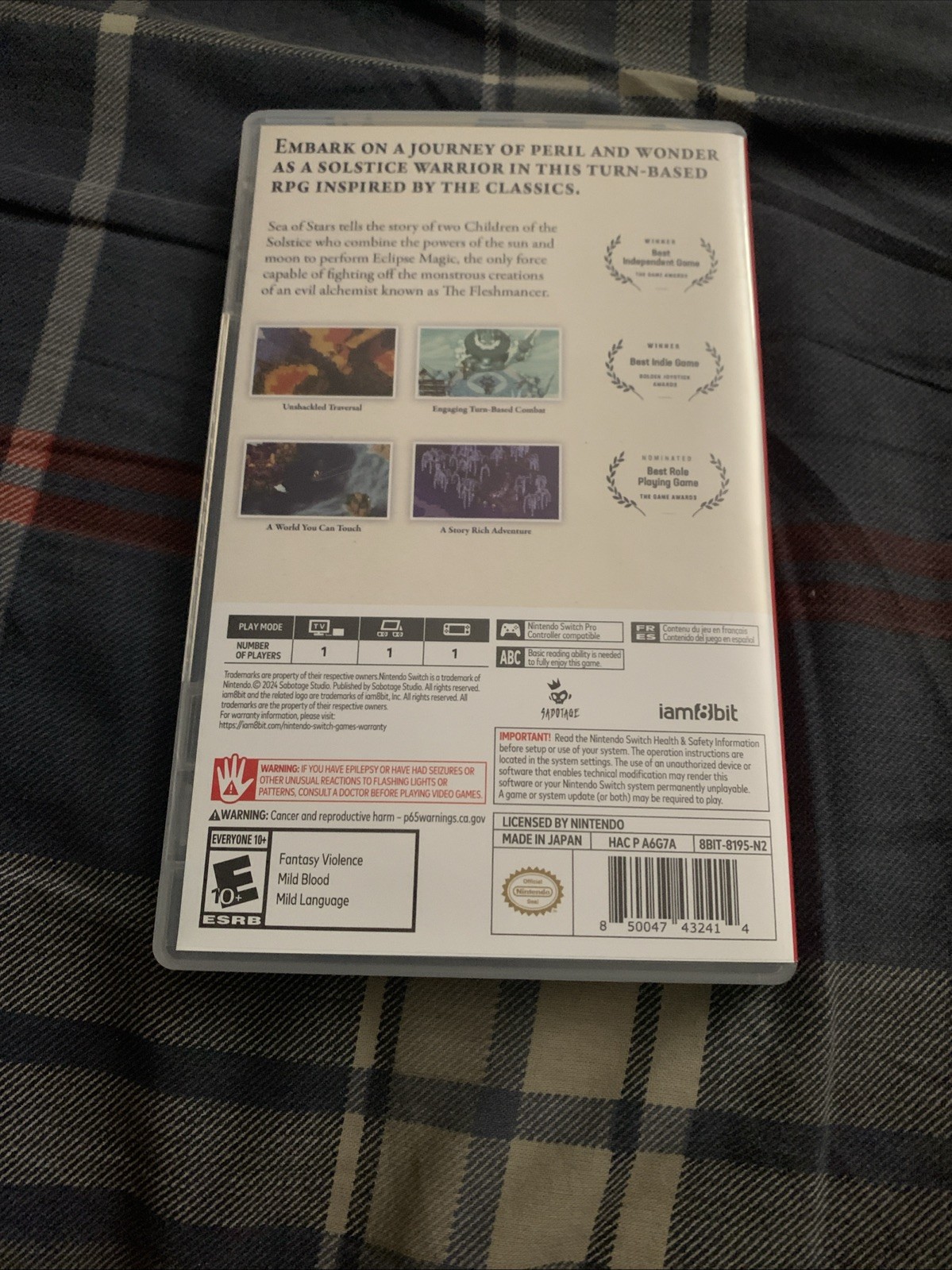 SEA OF STARS Nintendo Switch iam8bit Exclusive Edition