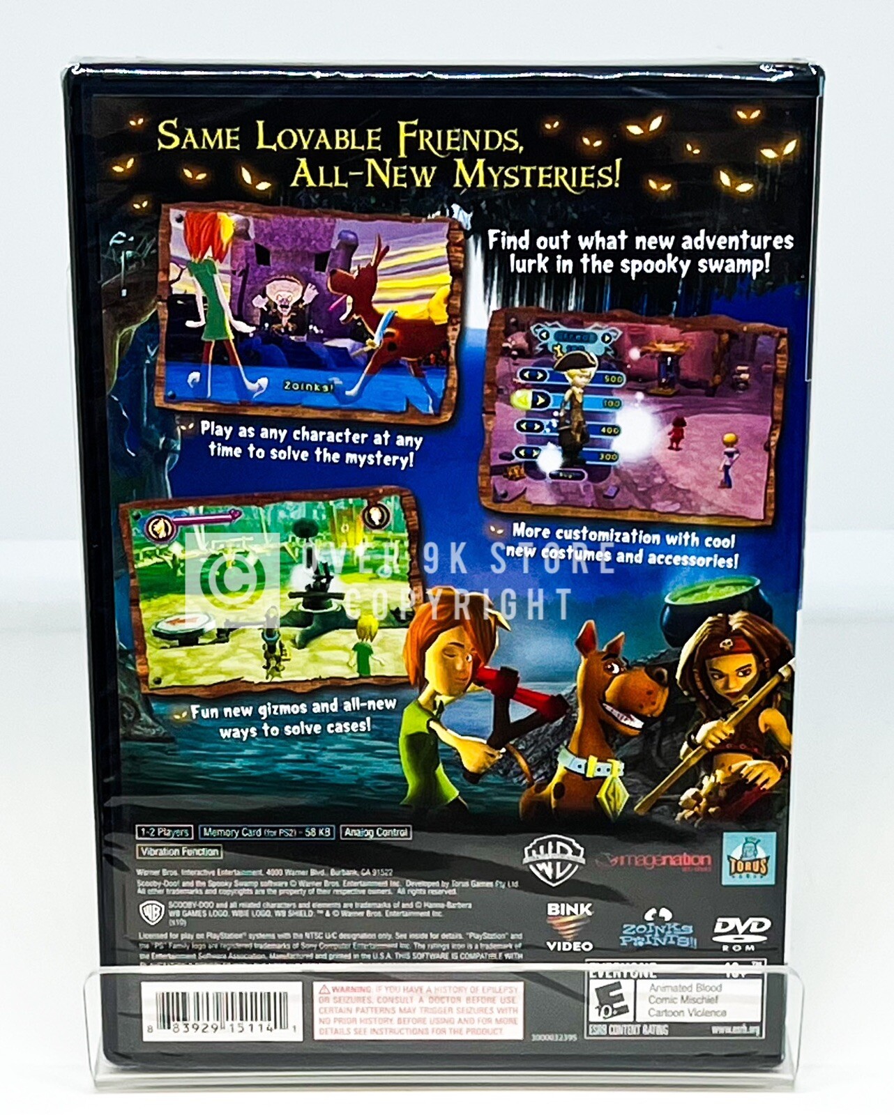 Scooby Doo! First Frights + Scooby Doo! And The Spooky Swamp – PS2 – New