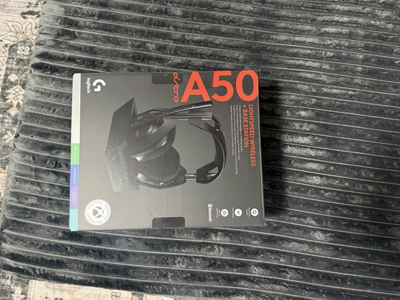 Logitech Astro A50 LIGHTSPEED Wireless Gaming Headset Black Base Station.