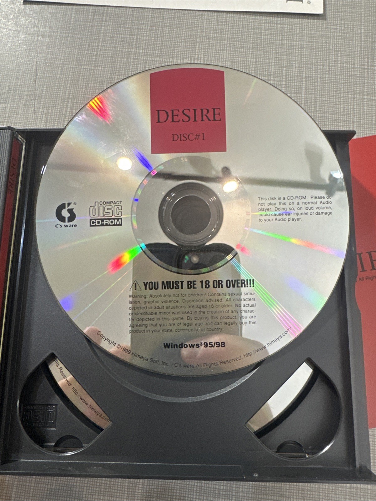 Anime Desire CD ROM 1999 2Cd 3 Promo Post Cards 1998 Sexy Inv26-01