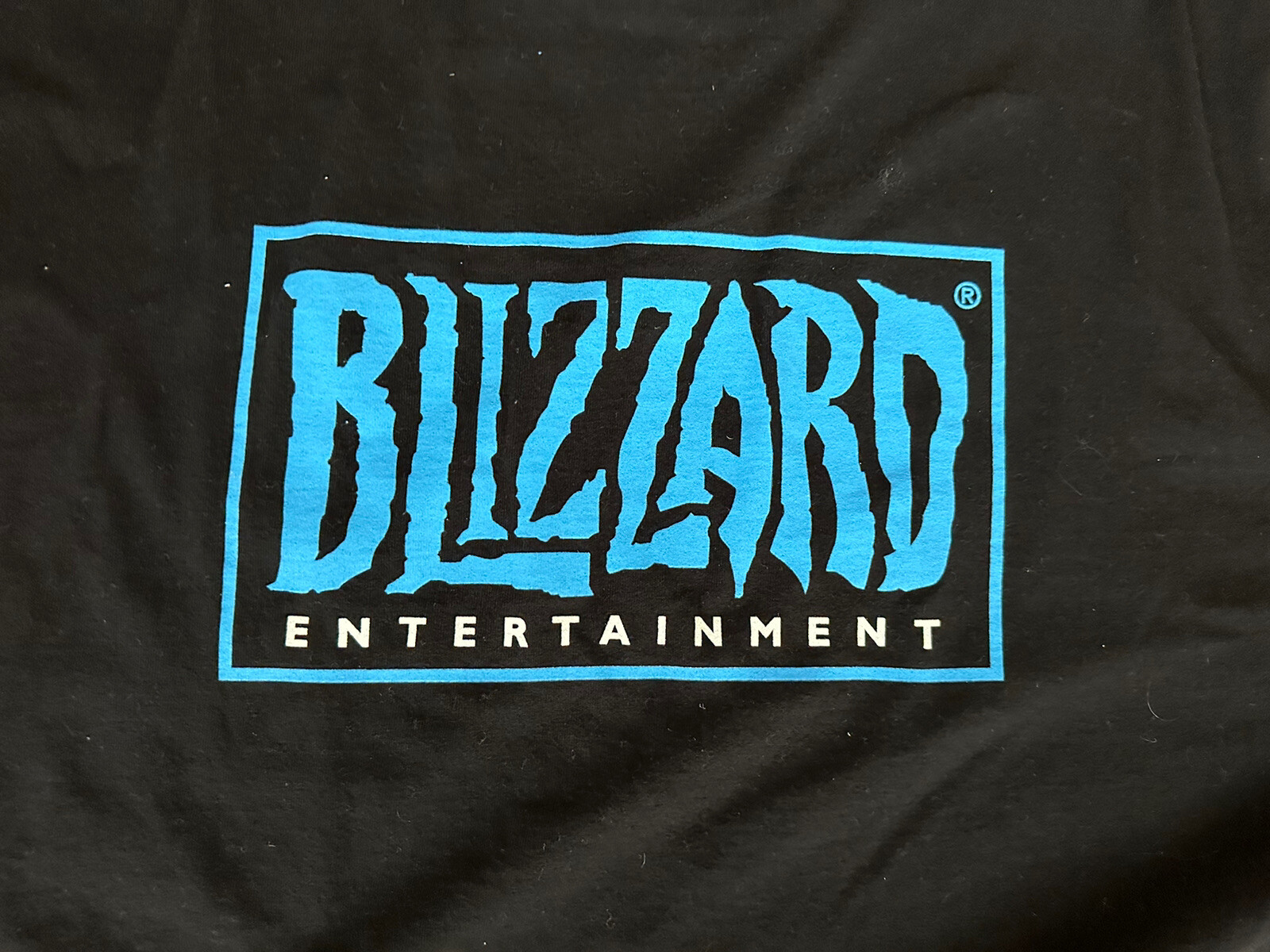 Vintage BLIZZARD ENTERTAINMENT Logo Men’s Black 4XL T-Shirt Classic