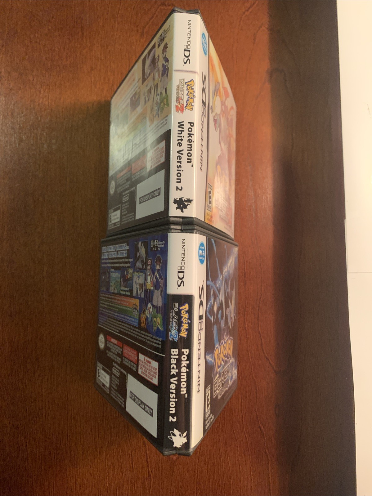 Pokemon White 2 + Black 2 Nintendo DS Replacement Cases Only NO GAMES – Bundle