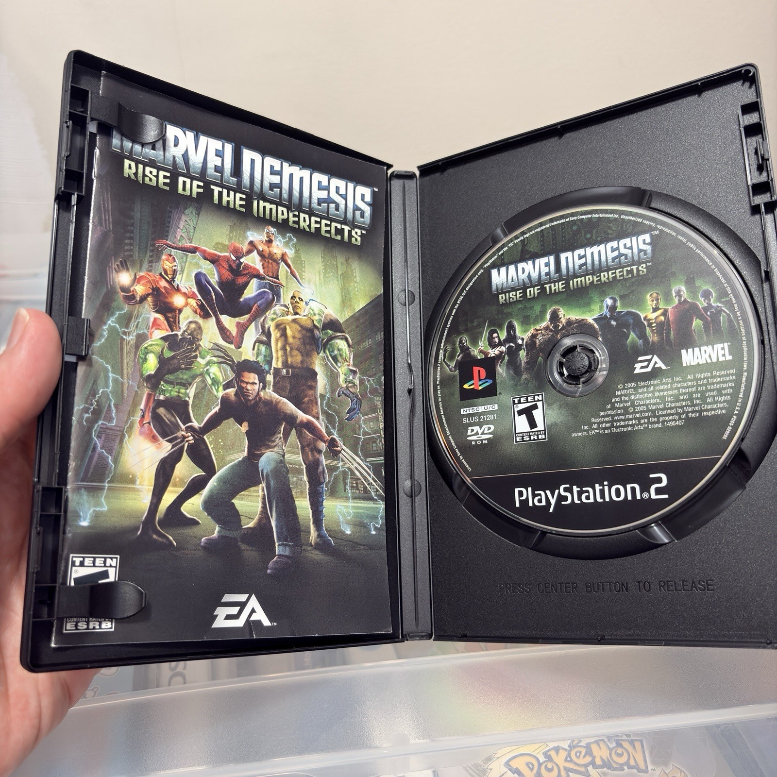 Marvel Nemesis Rise of the Imperfects Playstation 2 PS2 Complete CIB Tested