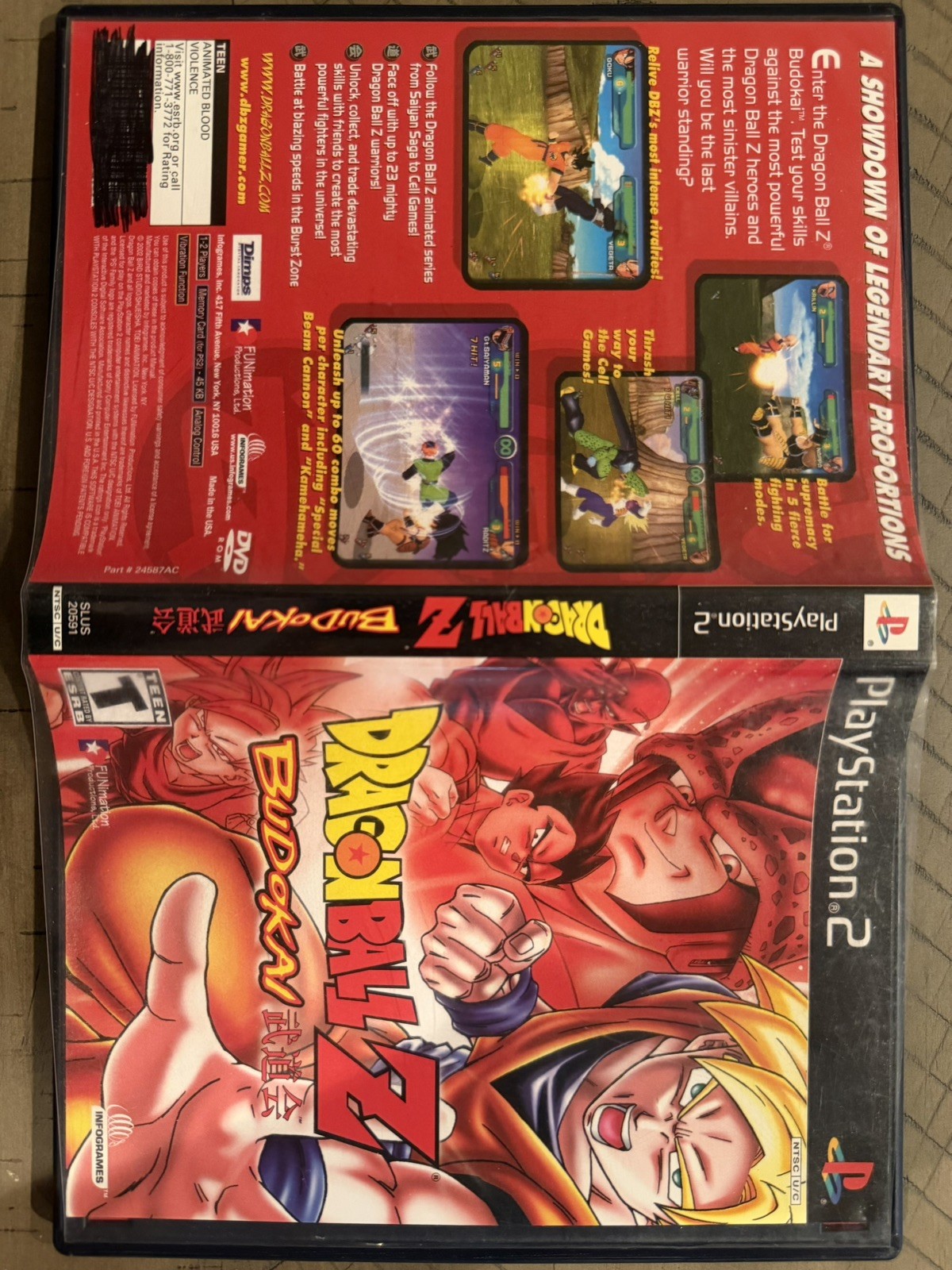 Dragon Ball Z: Budokai 1 & 2 BUNDLE; Both CIB (Sony PlayStation 2, 2003)