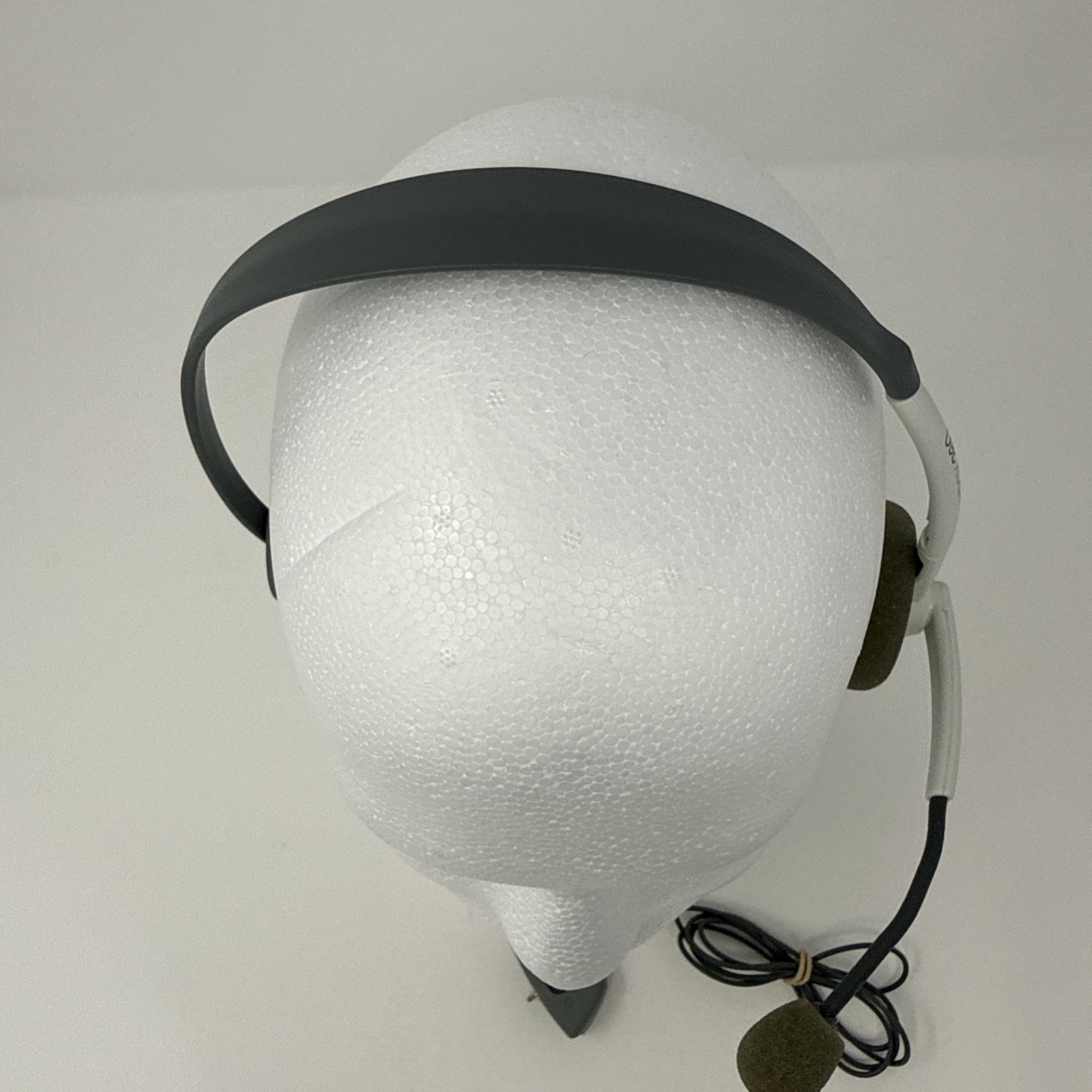 Original Microsoft XBOX 360 Live Headset White & Gray Headband Wired