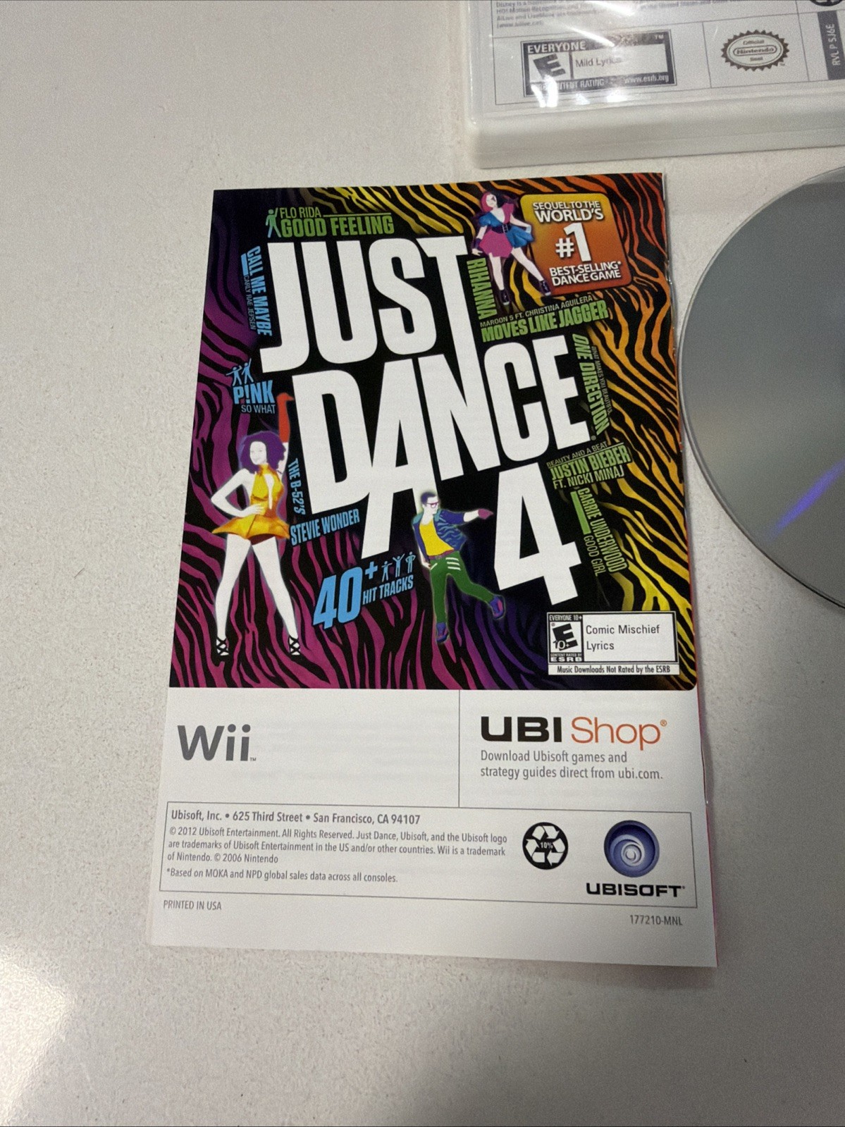 Just Dance: Disney Party (Nintendo Wii, 2012) Fast Shipping CIB Tested