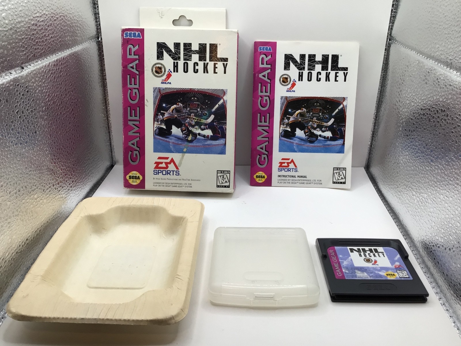 NHL Hockey Sega Game Gear, 1994 Complete w/Manual CIB