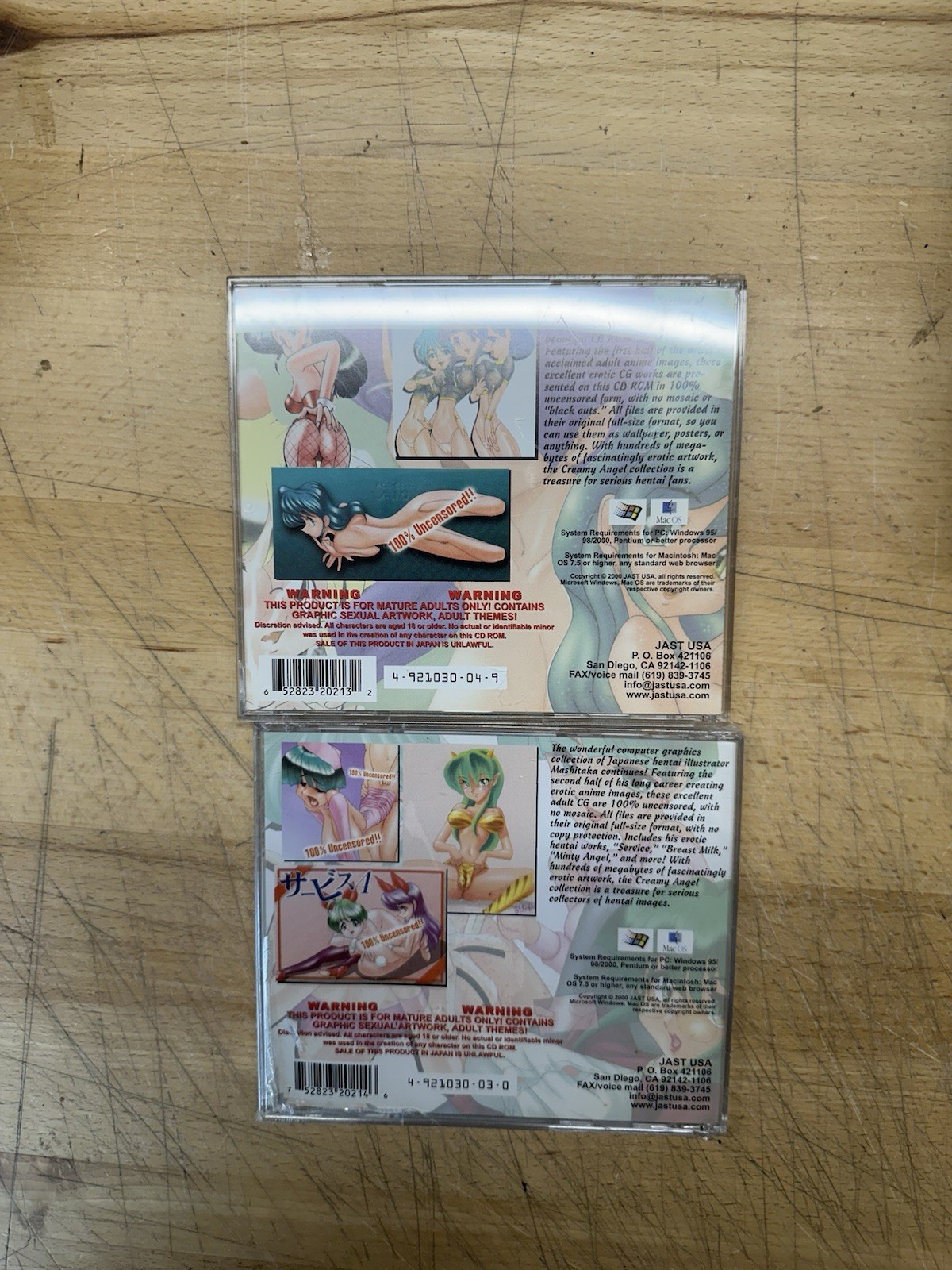 Creamy Angel Volume 1 & 2 Jast USA Adult Anime CG Collection PC (2 Is Sealed)