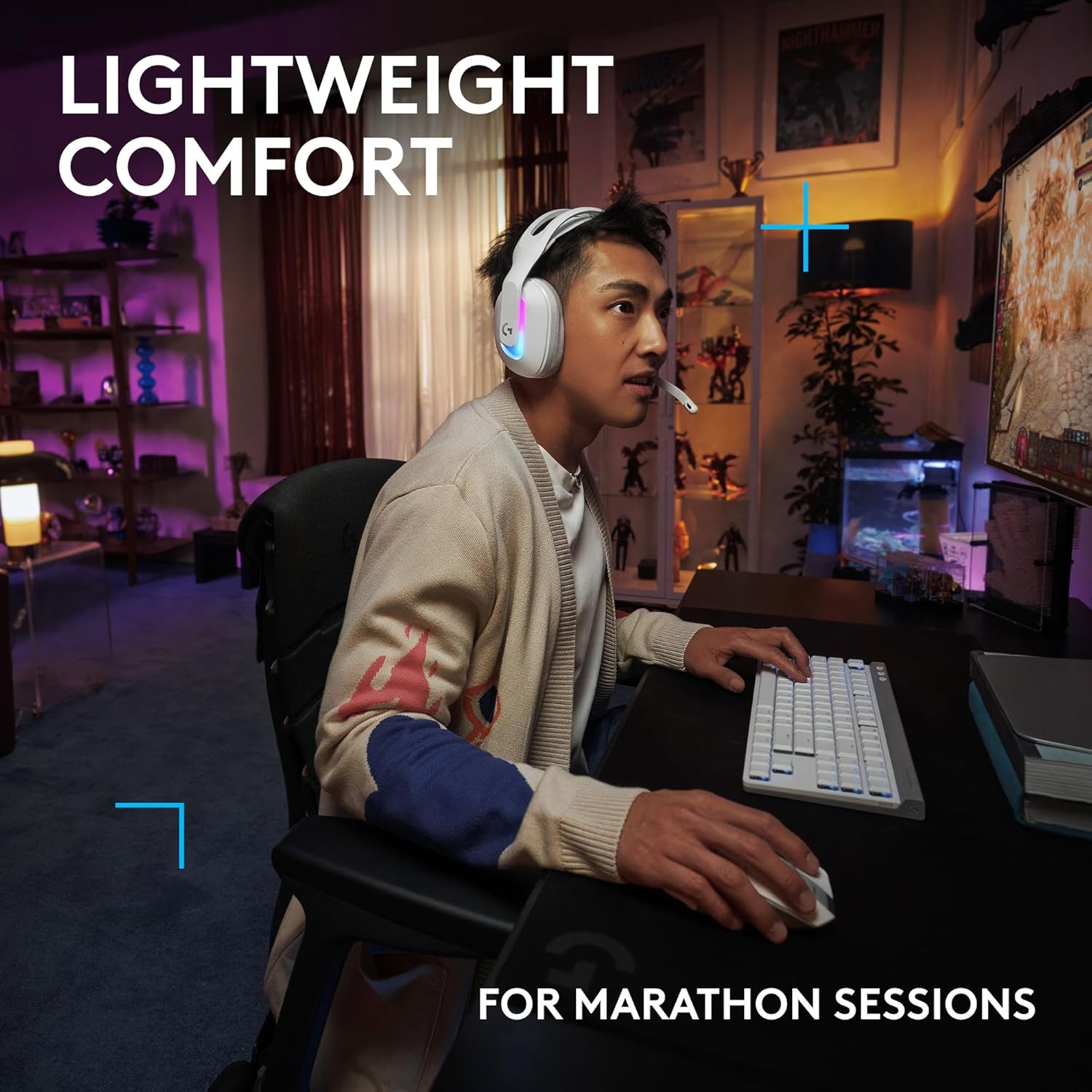 HEADSET PC-G522 LIGHTSPEED-WHITE-2.4GHZ-N/A-AMR-403-NAMR