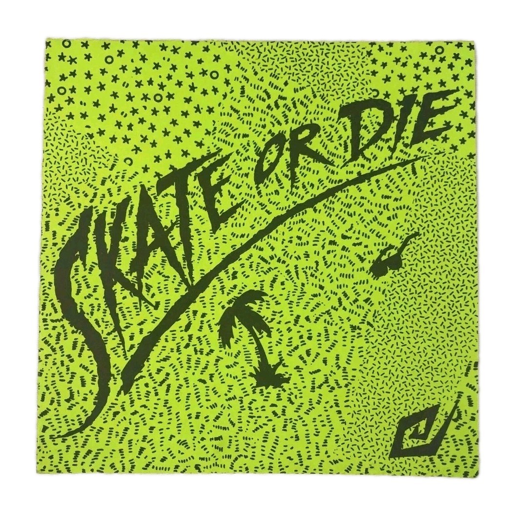 Skate Or Die Original Fold Out Manual Booklet insert for the PC Game