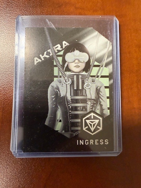 Ingress Agent Akira Medal Card Niantic [UNREDEEMED] CODE ONLY