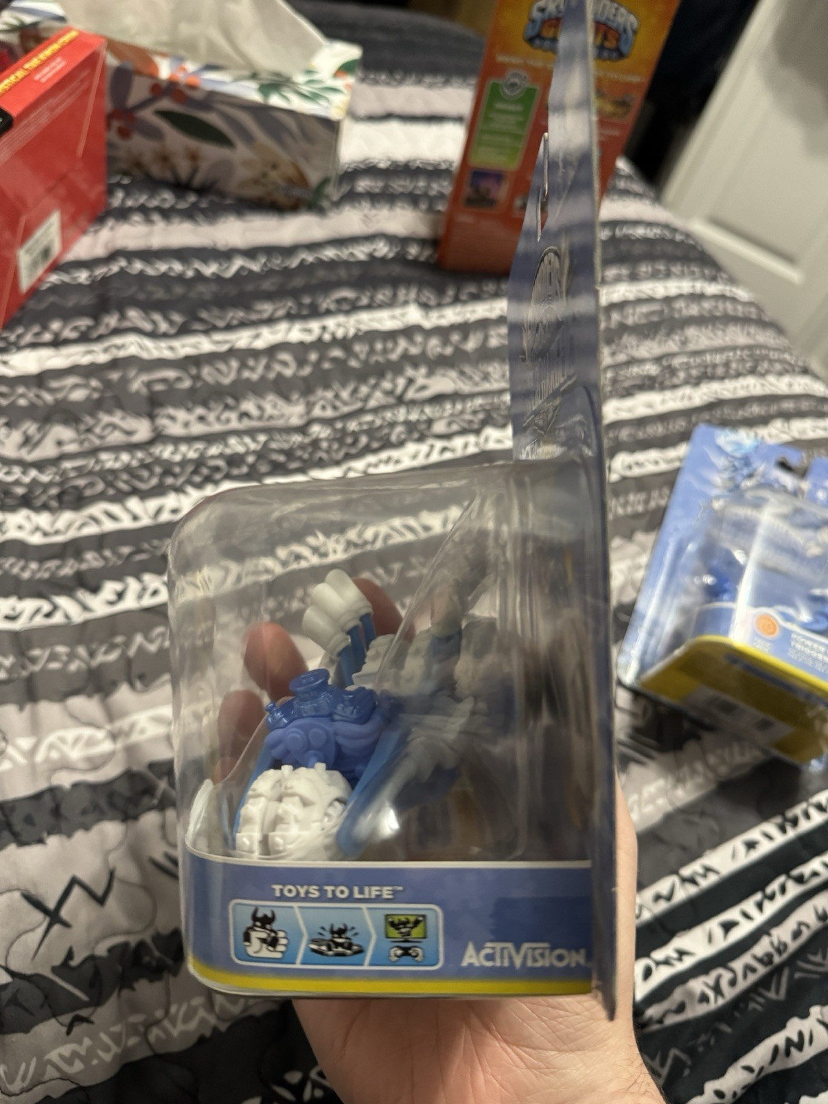 skylanders superchargers power blue gold rusher Varient (brand New In Box)