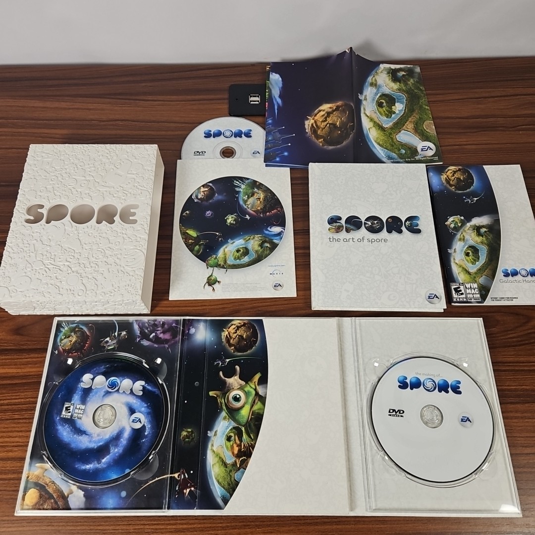 SPORE: GALACTIC EDITION EA PC The Art of Spore -National Geographic CIB